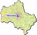 Карта Московской области